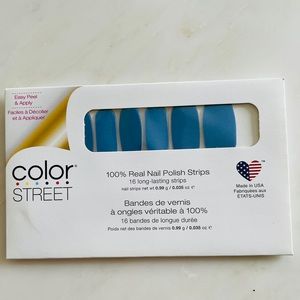 Color Street: 4for$20 free shipping: Strobe Lights (iridescent blue) nail strips